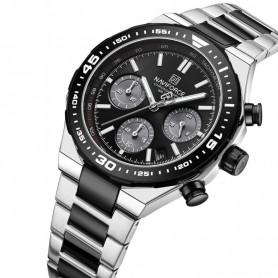 Montre Chronographe à quartz pour homme - Naviforce NF8049 Black
