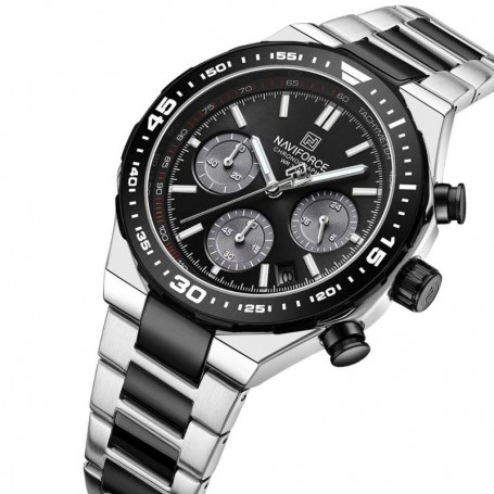 Montre Chronographe à quartz pour homme - Naviforce NF8049 Black