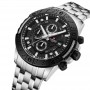 Montre Chronographe à quartz pour homme - Naviforce NF9227 Silver Black