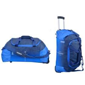 Sac à roulettes bleu fonctionnel et spacieux - VLS365