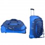 Sac à roulettes bleu fonctionnel et spacieux - VLS365