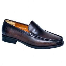 Mocassins Homme Marron Foncé - Classique et Élégant - CDV1662