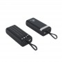 Power Bank 30000mAh avec 3 cables et 1 sortie USB - BRK-PB44
