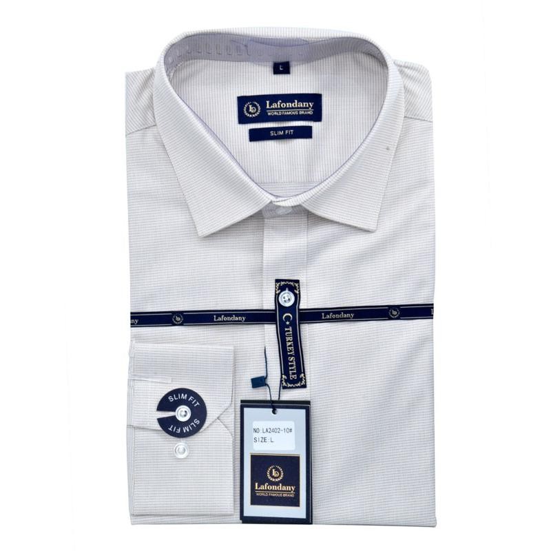 Chemise Homme Brillante Motif Serpent Métallique - Col Kent, Slim, Manches Longues - 3