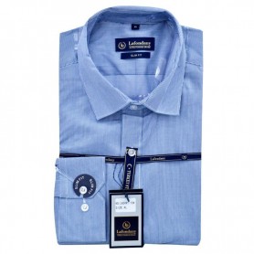 Chemise homme bleue slim fit au style moderne - CHM993