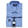 Chemise homme bleue slim fit au style moderne - CHM993