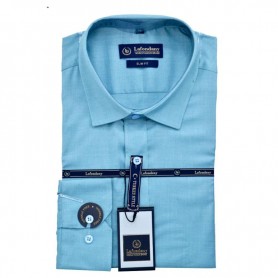 Chemise homme turquoise slim fit élégante et moderne - CHM999