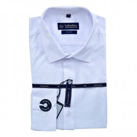 Chemise homme blanche slim fit pour un look élégant - CHM1000