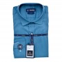 Chemise homme turquoise slim fit moderne et élégante - CHM1004