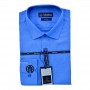 Chemise homme bleue slim fit élégante et moderne - CHM1017