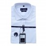 Chemise homme blanche slim fit raffinée et polyvalente - CHM1018