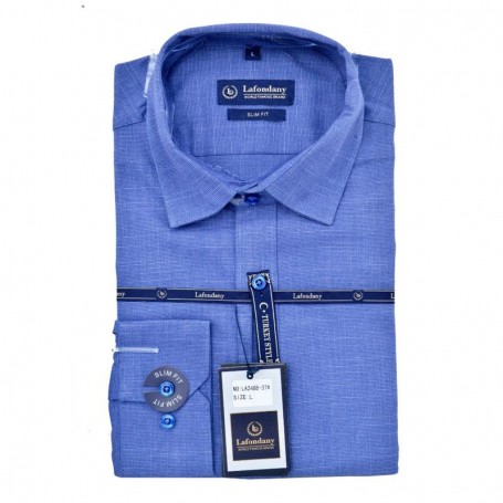 Chemise homme bleue slim fit élégante et formelle - CHM1025