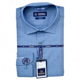 Chemise homme bleu clair slim fit chic et décontractée - CHM1026