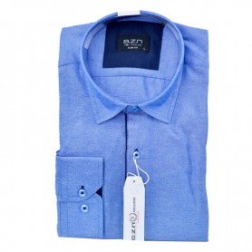 Chemise homme slim fit bleu ciel – Style élégant – CHM1032