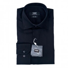 Chemise homme slim fit noire – Élégance intemporelle – CHM1041