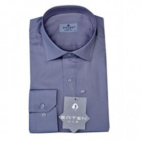 Chemise homme slim fit gris foncé – Élégance moderne – CHM1042