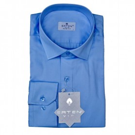 Chemise homme slim fit bleu ciel – Fraîcheur élégante – CHM1043