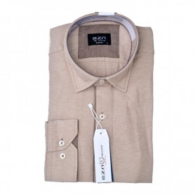 Chemise homme slim fit beige – Élégance décontractée – CHM1053