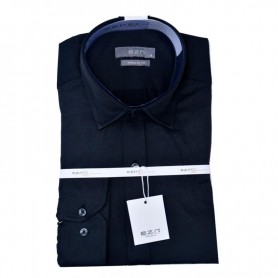 Chemise homme regular fit noire – Élégance intemporelle – CHM1055