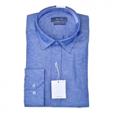 Chemise homme regular fit bleu clair – Élégance classique – CHM1062