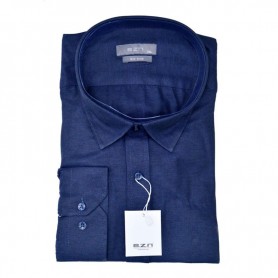 Chemise homme bleu foncé manches longues – CHM1069