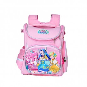 Sac à dos rose enfants avec personnages mignons - Moyen - SC2826
