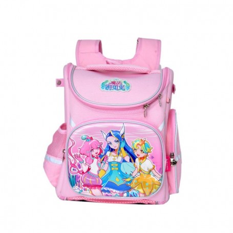 Sac à dos rose enfants avec personnages mignons - Moyen - SC2826