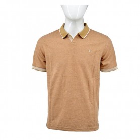 Polo homme beige coton M à 3XL - TSH802