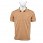 Polo homme beige coton M à 3XL - TSH802