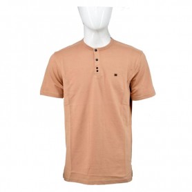 T-shirt homme beige col boutonné M à 3XL - TSH808