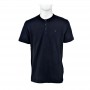 T-shirt homme noir col boutonné M à 3XL - TSH809