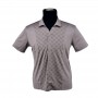 Polo homme beige motif à carreaux M à 3XL - TSH819