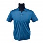 Polo homme bleu motif à losanges M à 3XL - TSH823