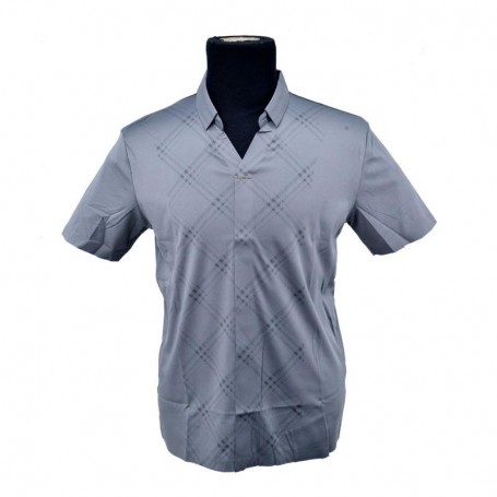 Polo homme motif à carreaux élégant - TSH839