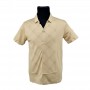 Polo homme quadrillé raffiné - M à 3XL - TSH841
