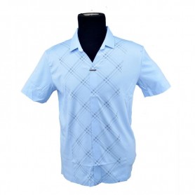 Polo homme moderne à motifs géométriques - M à 3XL - TSH842