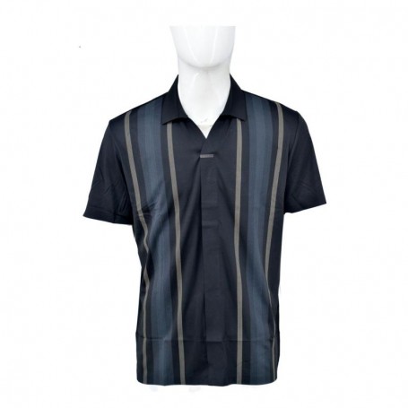 Polo homme rayures élégantes - taille M à 3XL - TSH850