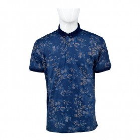 Polo homme motif floral – Style chic et décontracté - TSH860