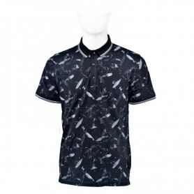 Polo homme noir – Look graphique et tendance - TSH868