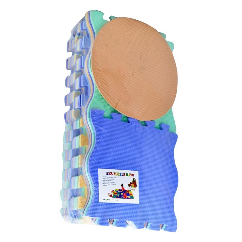 Pkinoicy Tapis de jeu pour bébé, tapis de jeu pliable et réversible 59