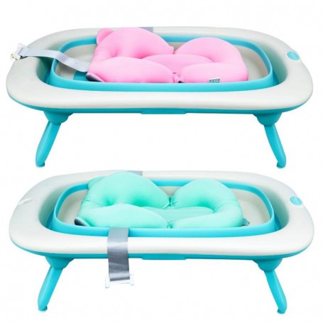 Baignoire bébé pliable avec coussin confortable - BBY51