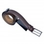Ceinture en cuir marron texturé pour homme - CNT101