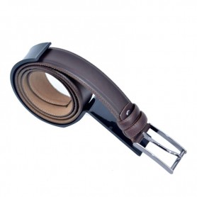 Ceinture en cuir marron clair avec finition soignée - CNT104