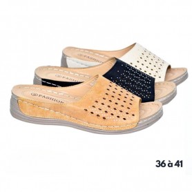 Mules pour filles avec design perforé confortable - ENF560