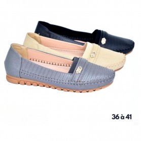 Mocassins pour filles avec design tressé élégant - ENF562