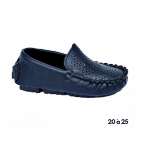 Mocassins en cuir pour enfants avec semelle souple - ENF564