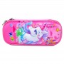 Trousse licorne rose avec grand compartiment - TRS73