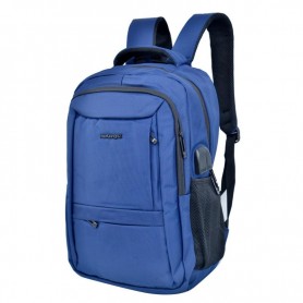 Sac à dos bleu pour homme avec rangement sécurisé - SC2849