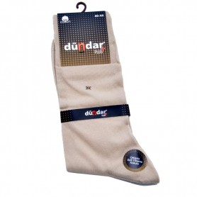 Chaussettes en coton beige pour homme - Dundar - SOX67