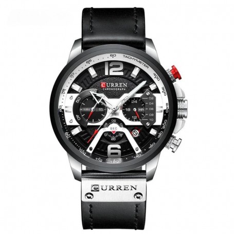 Montre Homme Curren Top Chrono - Élégance et Performance Noire - CRN2